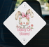 Product image showing baby on board sign