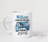 Personalised Gaming Mug – Ceramic Coffee Mug With Unique Gamer Gift Design - Blue