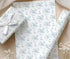 Personalised whale birthday wrapping paper with custom age, name and relation for boys birthday gifts.