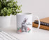 Personalised Easter Bunny Mug with Flowers Heartwarming Gift for Grandparents and Her