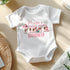 Personalised My First Rodeo T-shirt for Girls - Pink Cowgirl Vest Sleepsuit or Pyjamas for 1st Birthday Party