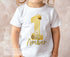 Personalised Bee Birthday T-Shirt – Custom Name & Age Top for Girls 1–10 – Yellow Daisy Design, Cotton DTG Tee, Gift Idea