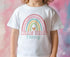Personalised Big Middle and Little Sister Rainbow Cotton T-Shirts - Ideal Gift for New Siblings Pregnancy Announcement