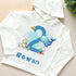 Birthday Under The Sea Personalised Lightweight long-sleeved t-shirt with hood - Super Soft cotton jersey top, Numbers 1-5