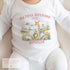 Personalised First Birthday Outfit β Safari Animal Design | Pink or Blue | T-Shirt, Vest, Sleepsuit, Bib or PJs β DTG Printed Baby Gift