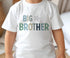 Children's White Cotton T-Shirt - Little Brother / Big Brother Design