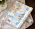 Alice in Wonderland Notebook – Personalised PU Leather Journal with Elastic Band Closure - Girl 1