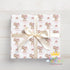 Personalised Birthday Wrapping Paper, Teddy Bear, Girl Name Wrap