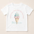 Children's clothing with the ice cream shirt design