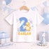 Personalised Duck Birthday Shirt – Age 2 Boys Birthday Top With Custom Name - 6-12 months