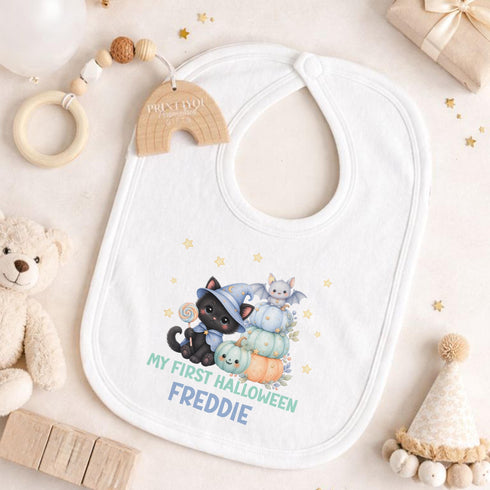 Personalised Baby Halloween Outfit, First Halloween Baby Vest