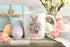 Personalised gift mug, , Gorgeous Bunny Rabbit and Flowers, Easter Gift Ideas, Mothers Day Mug, Mothers Day Gift Ideas, Mums Birthday