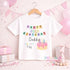 Personalised Birthday T-Shirt For Mummy or Daddy – Custom Kids Tee With Name & Age | Soft Cotton