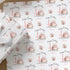 Personalised birthday wrapping paper featuring pink birthday cake, floral accents, custom age, name and relation for girls.