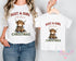 Mummy and Me Christmas T-Shirts Just a Girl Who Loves Xmas Matching Tops - Highland Cow