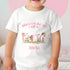 Personalised Fairy Birthday Pyjamas – Pink Girls 1st Birthday Outfit With Custom Name - Vest