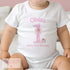 Personalised Strawberry Berry First Birthday T-shirt Sleepsuit Vest or Bib with Gingham Print