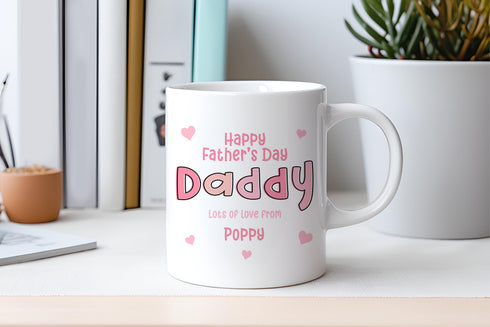 Fathers Day Mug - Personalised Gift For Dad | Custom Fathers Mug | Ceramic Coffee Cup