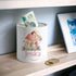 Personalised Ceramic White Money Box Coin Bank - Woodland Fairys and Name