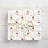 Personalised Christmas Wrapping Paper, Polar Bear Name Gift Wrap