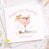 21st Birthday Card – Personalised Pink Gin Cocktail Daughter Milestone Celebration - Front only