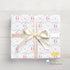 Personalised Birthday Wrapping Paper, Custom Name Age, Pastel Stars