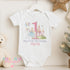 Personalised 1st Birthday Outfit – Soft Cotton Babywear Unicorn Cake Smash Tee - Vest