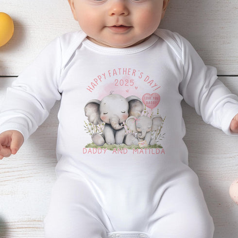 First Father’s Day baby vest, Father’s Day babygrow, First Father’s Day gift, 1st Father’s Day Sleepsuit