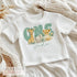 Personalised Safari First Birthday T-shirt, Sleepsuit, Vest or Bib, Sage Green Text
