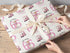 Personalised Golf Wrapping Paper, Custom Name Age Birthday Wrap