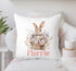 Bunny Rabbit Gift Cushion | Personalised Name Cushion | Gift for Girls | Easter Pillow Gift | Mothers Day Gift Ideas