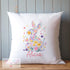 Personalised Bunny Rabbit Cushion – Soft Plush Cushion With Washable Cover Insert - Cover and insert