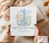 Personalised Baby Photo Album – First Birthday Book With Rabbit Design & Keepsakes
