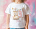 Personalised Capybara Birthday T-Shirt for Girls Cute Animal Party Shirt with Name Age Ages 1-10