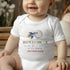 First Father’s Day Baby Gift – Personalised Rocket & Moon Bodysuit, Vest, Bib or T-Shirt – DTG Printed Soft Cotton