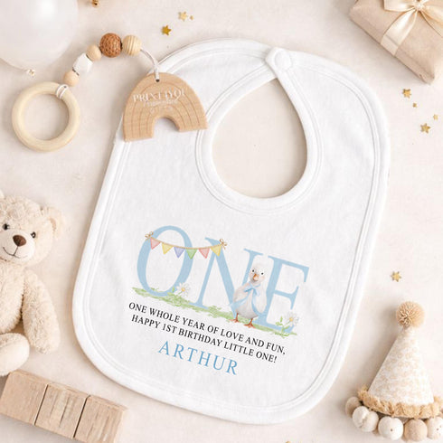 First Birthday Outfit Boy - Personalised Baby Birthday Vest | Cake Smash Outfit