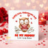 Baby Valentines Card – Personalised Owl Keepsake For Mummy, Daddy, Nanny