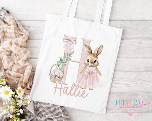 Personalised Easter Tote - Durable Cotton Tote Bag With Shoulder Straps