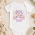 Personalized Baby Halloween Outfit, Pink Purple Ghost House Vest