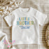 Personalised Little Brother T-shirt: Soft Cotton Baby Bodysuit