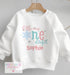 Little Miss ONEDERFUL Outfit – Winter ONEderland Birthday Party Tee With Snowflake Design - 6-12m