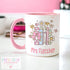 Personalised Teacher Mug – Thank You Teacher Gift – Pink or White Ceramic Mug – End of Term Gift for Teacher
