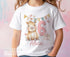 Personalised Capybara Birthday T-Shirt for Girls Cute Animal Party Shirt with Name Age Ages 1-10