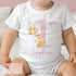 Personalised Duck Birthday Pyjamas – Girls Pink Striped Pyjama Set With Custom Name - 3-4yrs