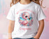Personalised Flamingo T-Shirt for Kids Custom Name Cotton Tee 6m-10yrs Summer Outfit