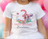 Personalised Mermaid Birthday T-Shirt for All Ages - White Cotton Top with Custom Design and Number