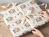Personalised Animal Wrapping Paper – Girls Birthday Gift Wrap With Dog, Horse & Giraffe