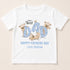 Children's clothing with the fathers day t-shirt design