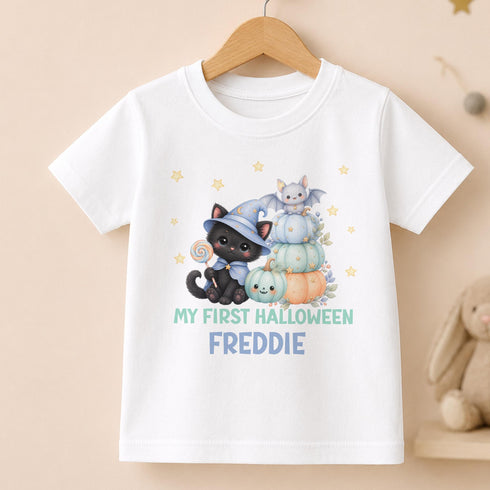Personalised Baby Halloween Outfit, First Halloween Baby Vest