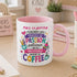 Personalised Teacher Mug – Funny Coffee Mug for Teachers – Custom Name Gift UK - Full white mug